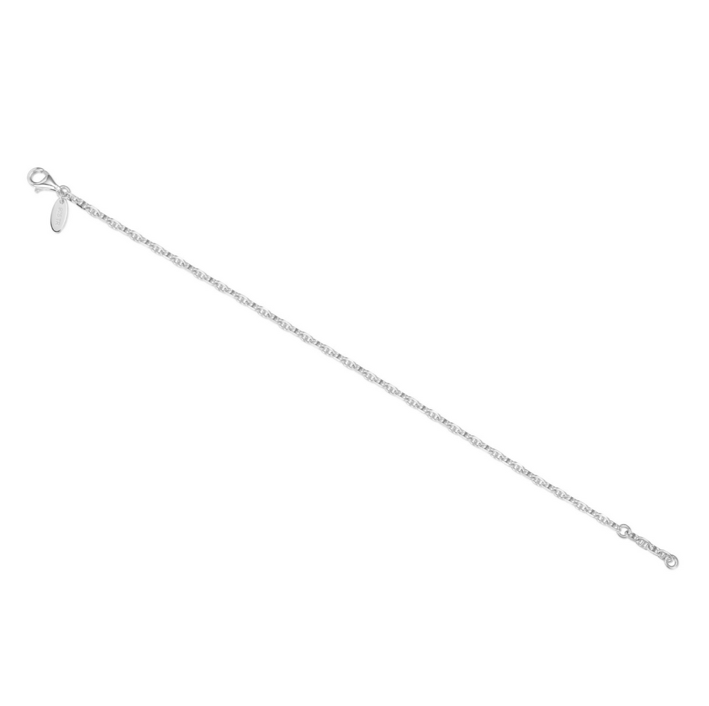 Silver Medium Lucy Chain Bracelet