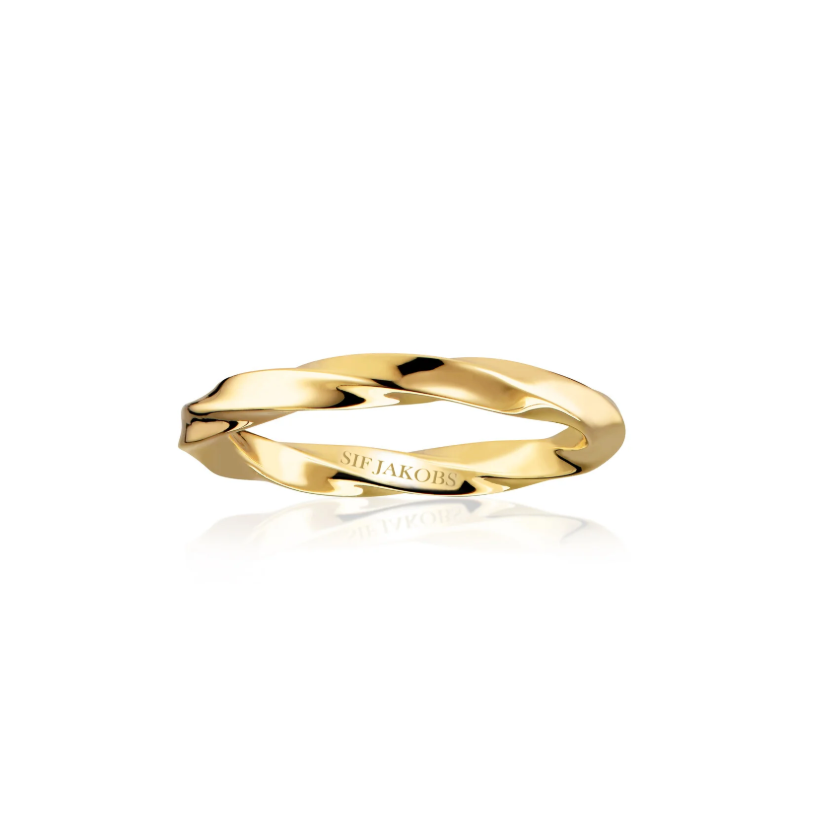 Gold Ferrara Piccolo Pianura Ring