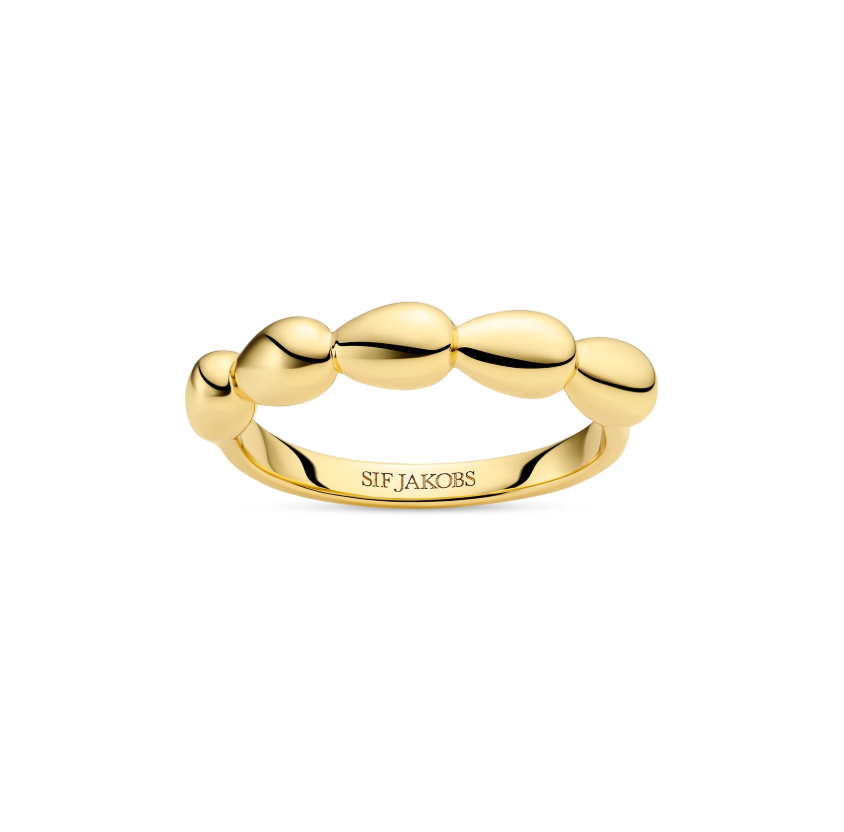 Gold Goccia Piccolo Pianura Ring