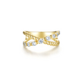 Twined Bezel Ring