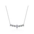 Silver Pear of Joy Necklace