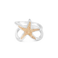 Dune Double Band Starfish Ring