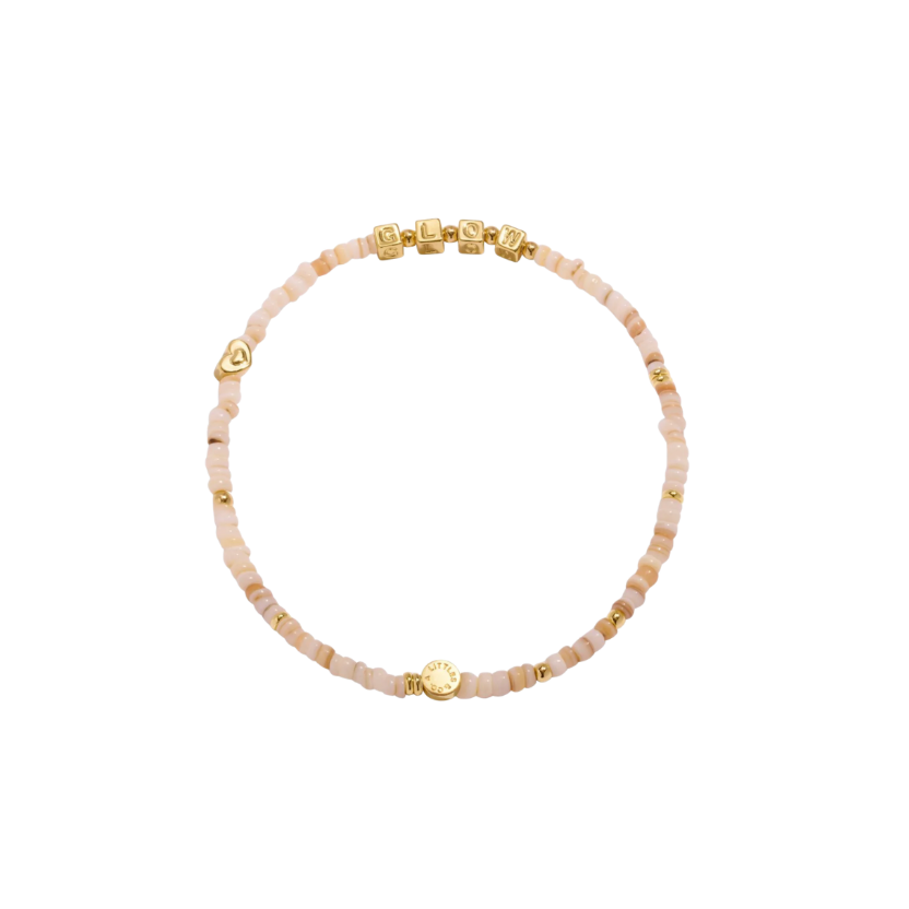 AL Gold Let Your Soul Glow Anklet 9 1/16" Stretch
