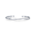 0.49 CTW Open Hinged Bangle Bracelet