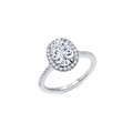 2.26 CTW Halo Engagement Ring