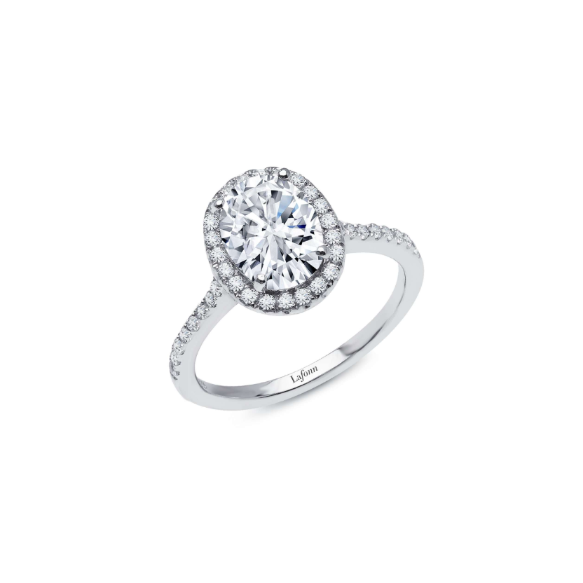 2.26 CTW Halo Engagement Ring