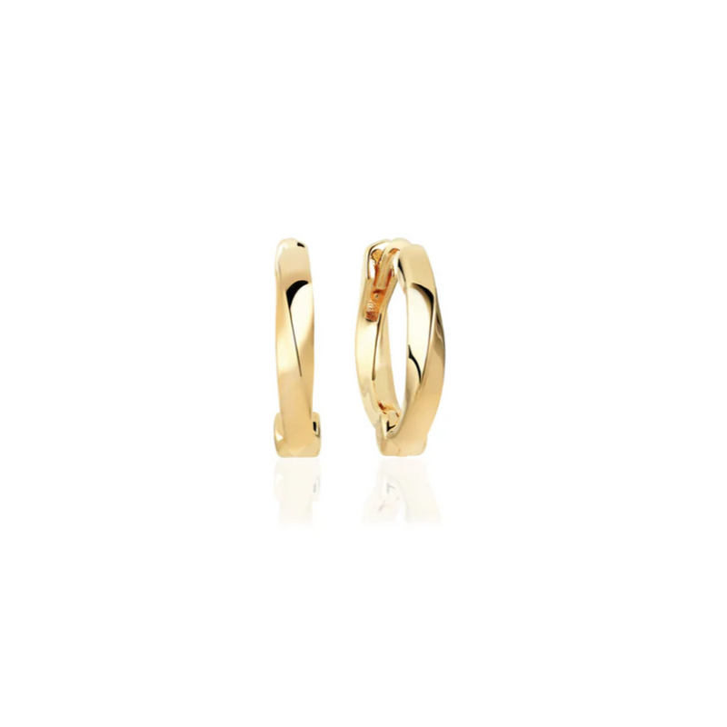 Gold Ferrara Piccolo Pianura Earrings