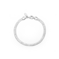Silver Kiara Chevron Chain Bracelet