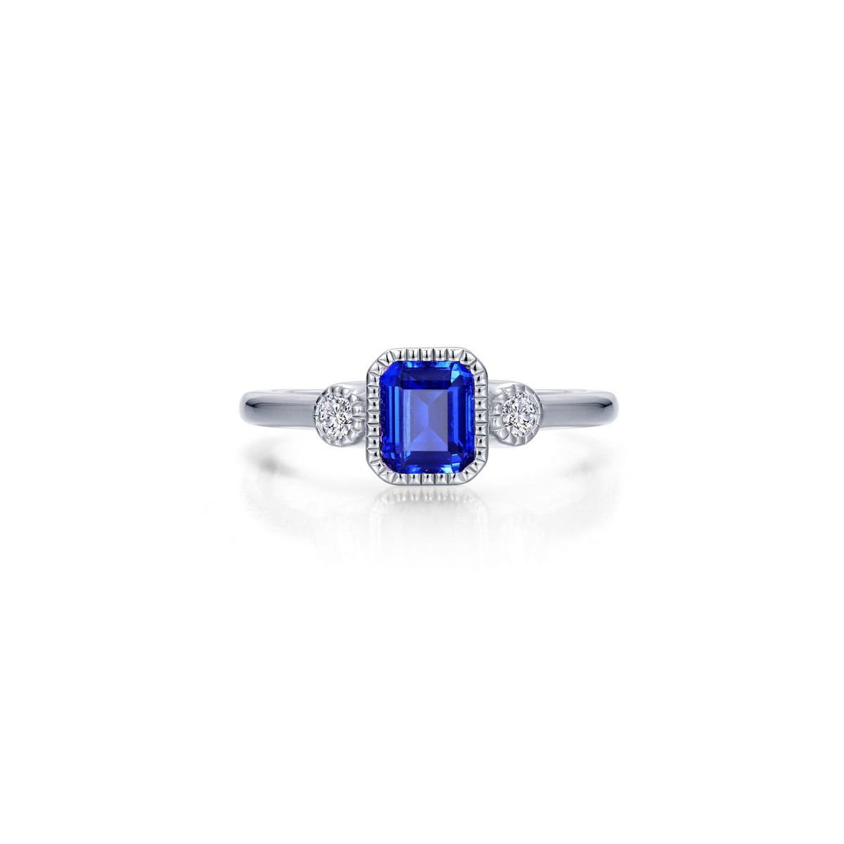 Lafonn Three-Stone September Birthstone Ring