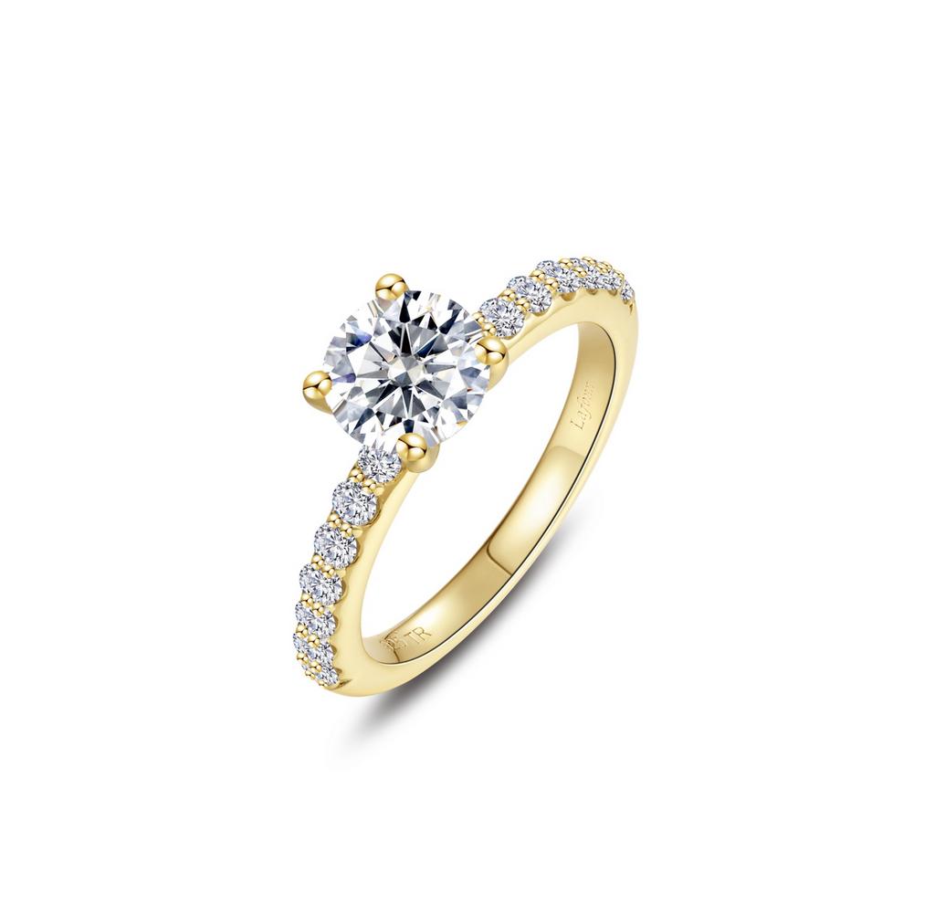 Gold Angel Engagement Ring