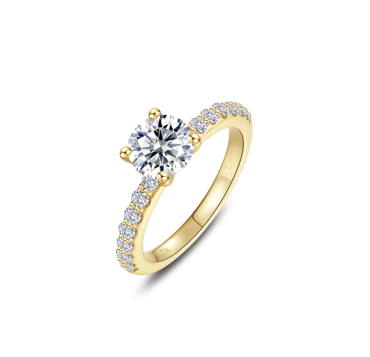 Gold Angel Engagement Ring
