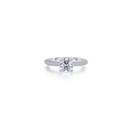 Silver Angel Engagement Ring