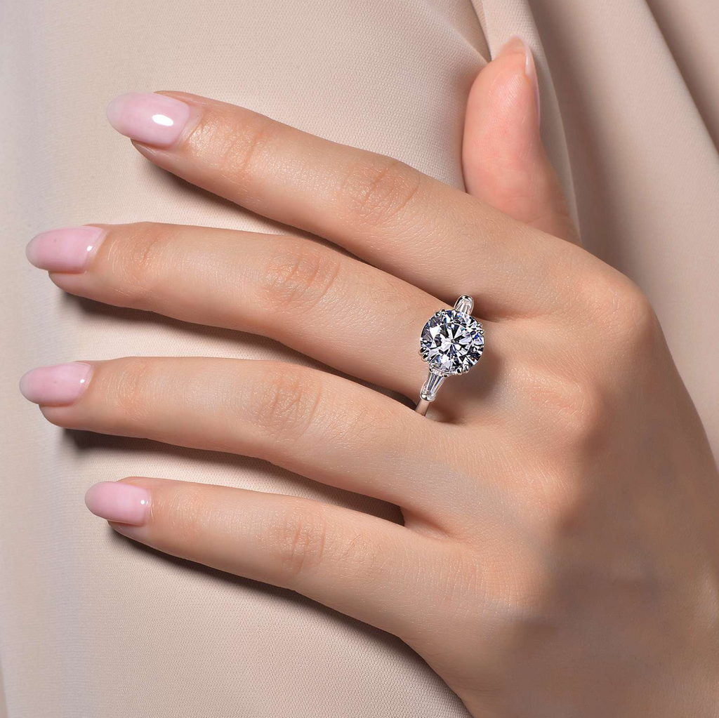 Classic Three-Stone Engagement Ring