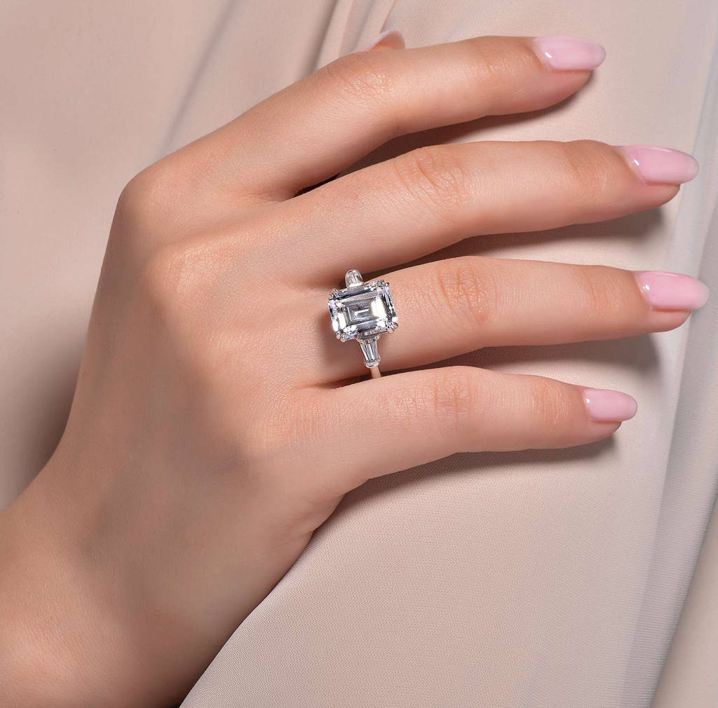 Classic Three-Stone Engagement Ring