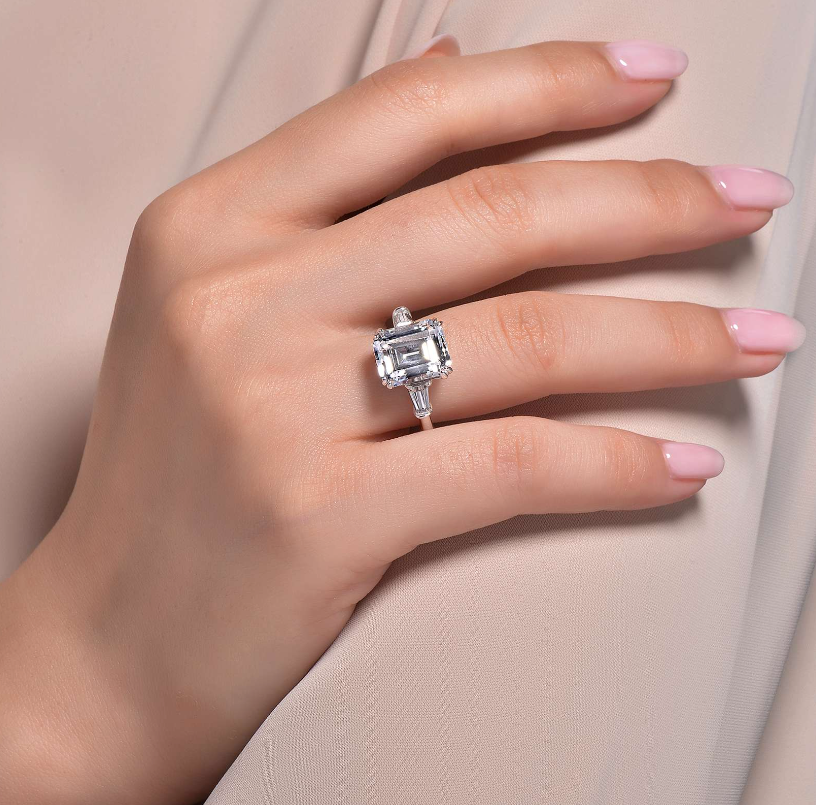 Classic Three-Stone Engagement Ring