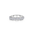 Silver Divine Engagement Band