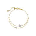 Gold Trillium Station Bracelet