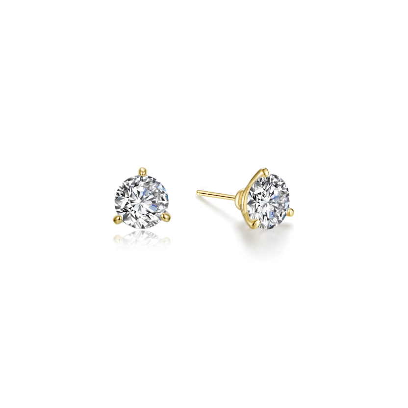 ER CL S.S. GP 2.56 CTTW 3 Prong Martini Studs