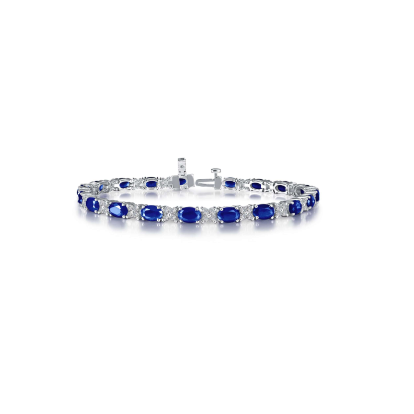 10.20 CTW Classic Alternating Link Bracelet