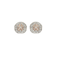 Ocean SS Sand Dollar Stud Earrings