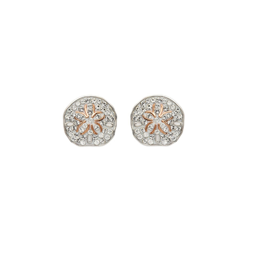 Ocean SS Sand Dollar Stud Earrings