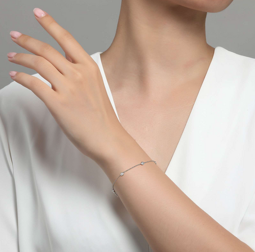 0.53 CTW Station Bracelet