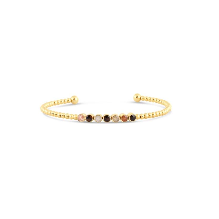 Dune Gold Plated Stainless Steel The World Is Yours Bracelet