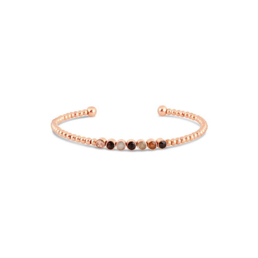 Dune Rose Gold Stainless Steel The World Is Yours Bracelet