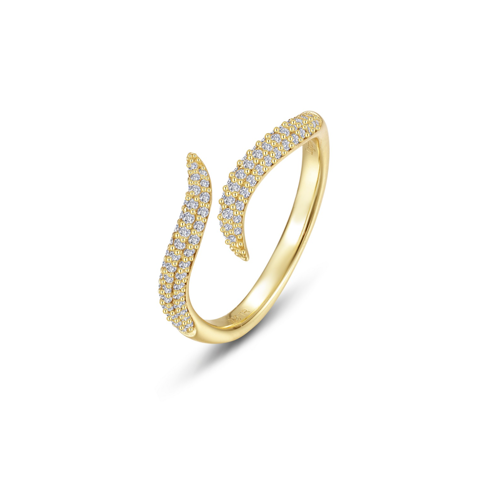 Gold Bypass Wrap Ring