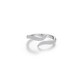 Silver Bypass Wrap Ring
