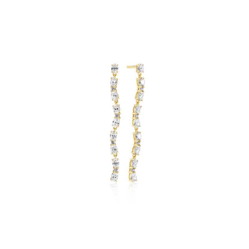 Gold Ellera Ovale Tredici Earrings