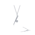 Baseball And Bat Necklace