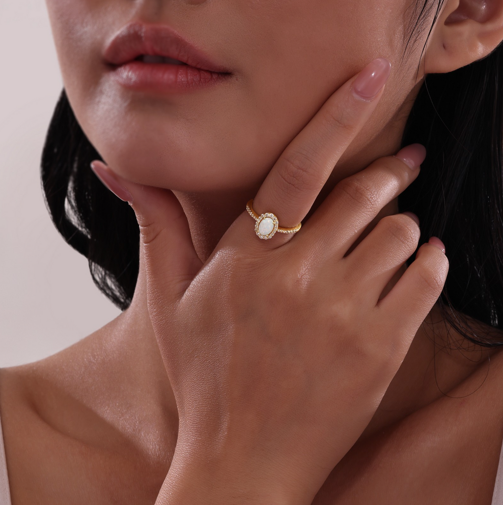 Halo Engagement Ring