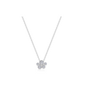 Silver Bubble Cluster Necklace