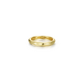 Gold High-Polished Molten Band Ring