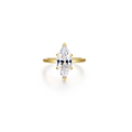 Gold Poise Marquise-Cut Ring