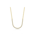 Gold Hybrid Tennis Curb Chain