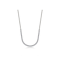 Silver Hybrid Tennis Curb Chain