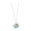 Dune Sun Splash Larimar and Sand Necklace