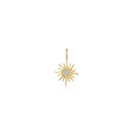 Golden Sun Charm Pendant