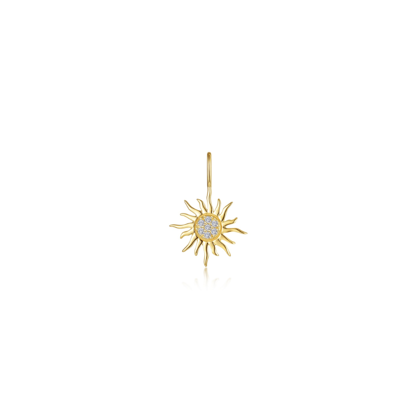 Golden Sun Charm Pendant