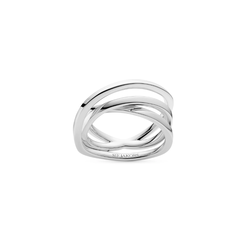 Silver Spirale Pianura Ring