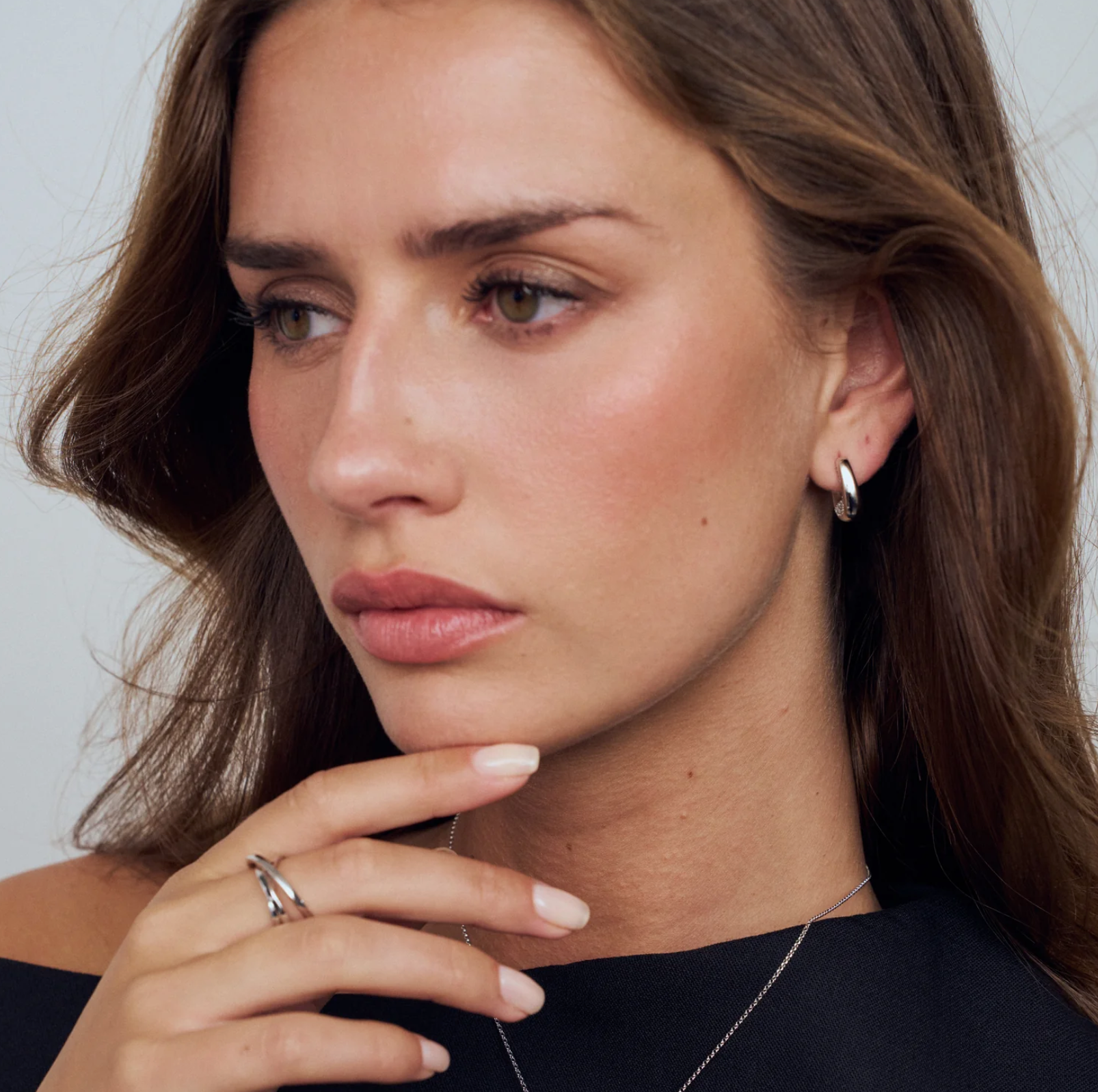 Silver Spirale Pianura Ring