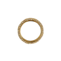 Bronzallure Gold Veretta Ring in Pavé
