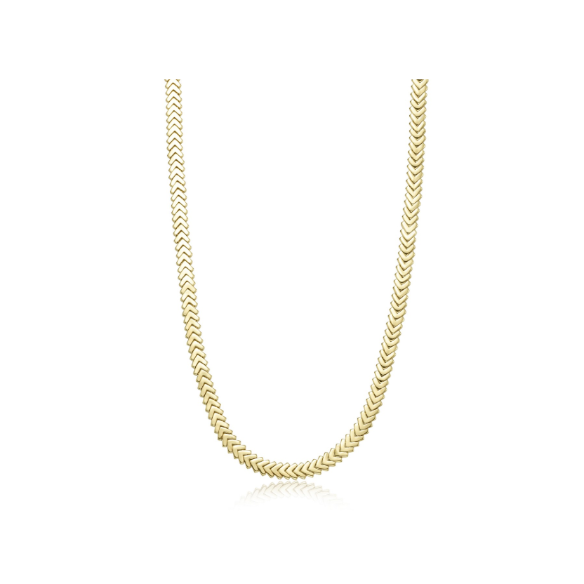 Gold Kiara Chevron Chain