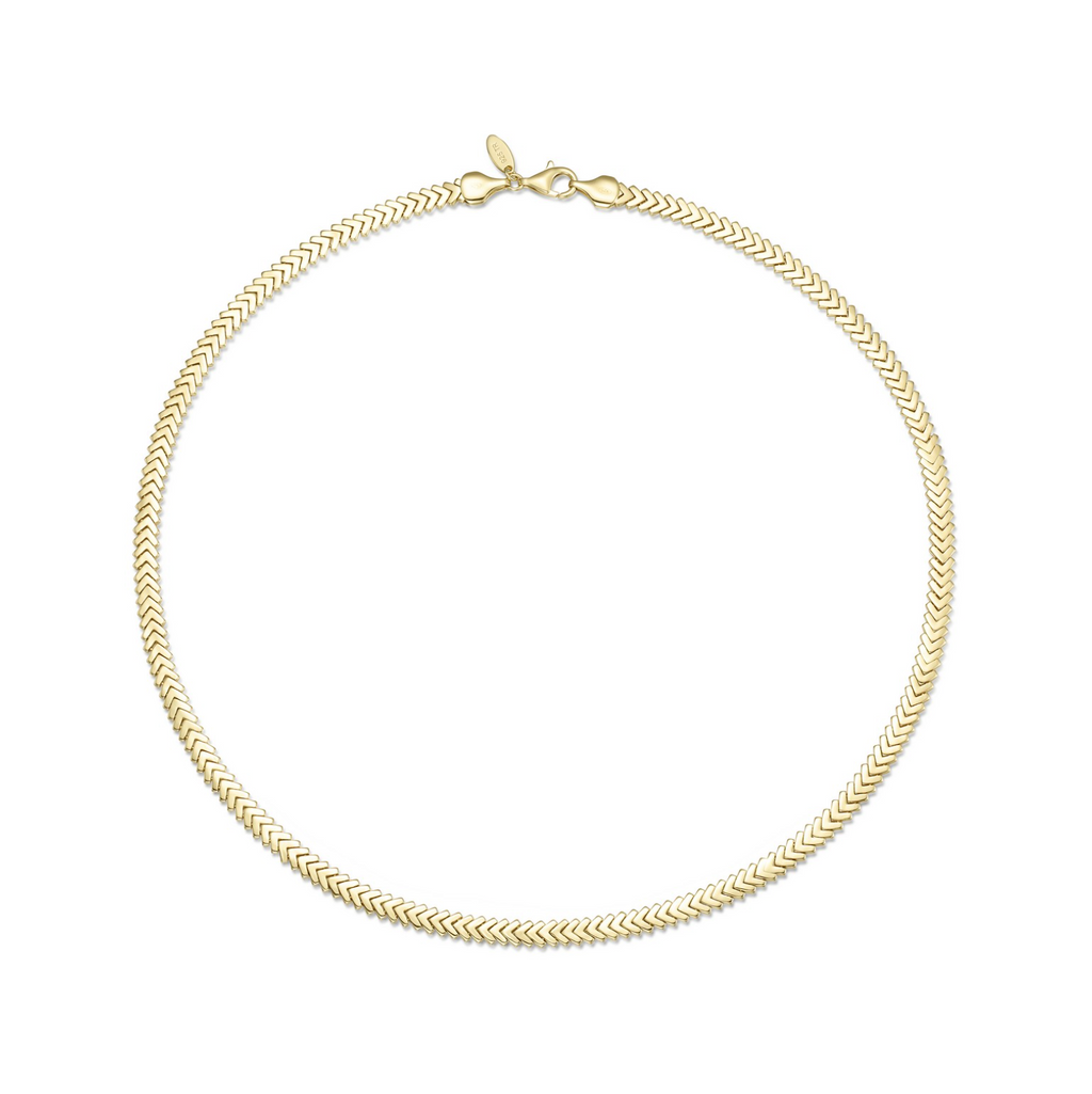 Gold Kiara Chevron Chain
