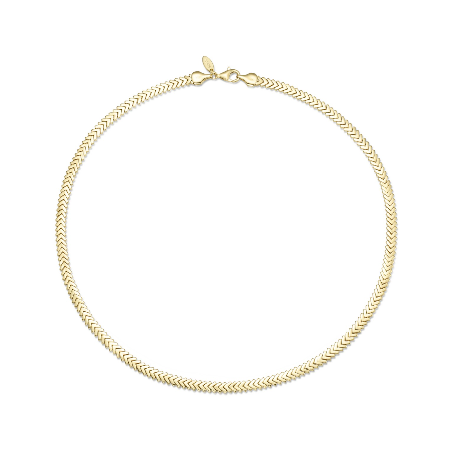 Gold Kiara Chevron Chain