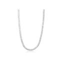 Silver Kiara Chevron Chain