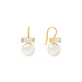 Gold Charlotte Pearl Earring