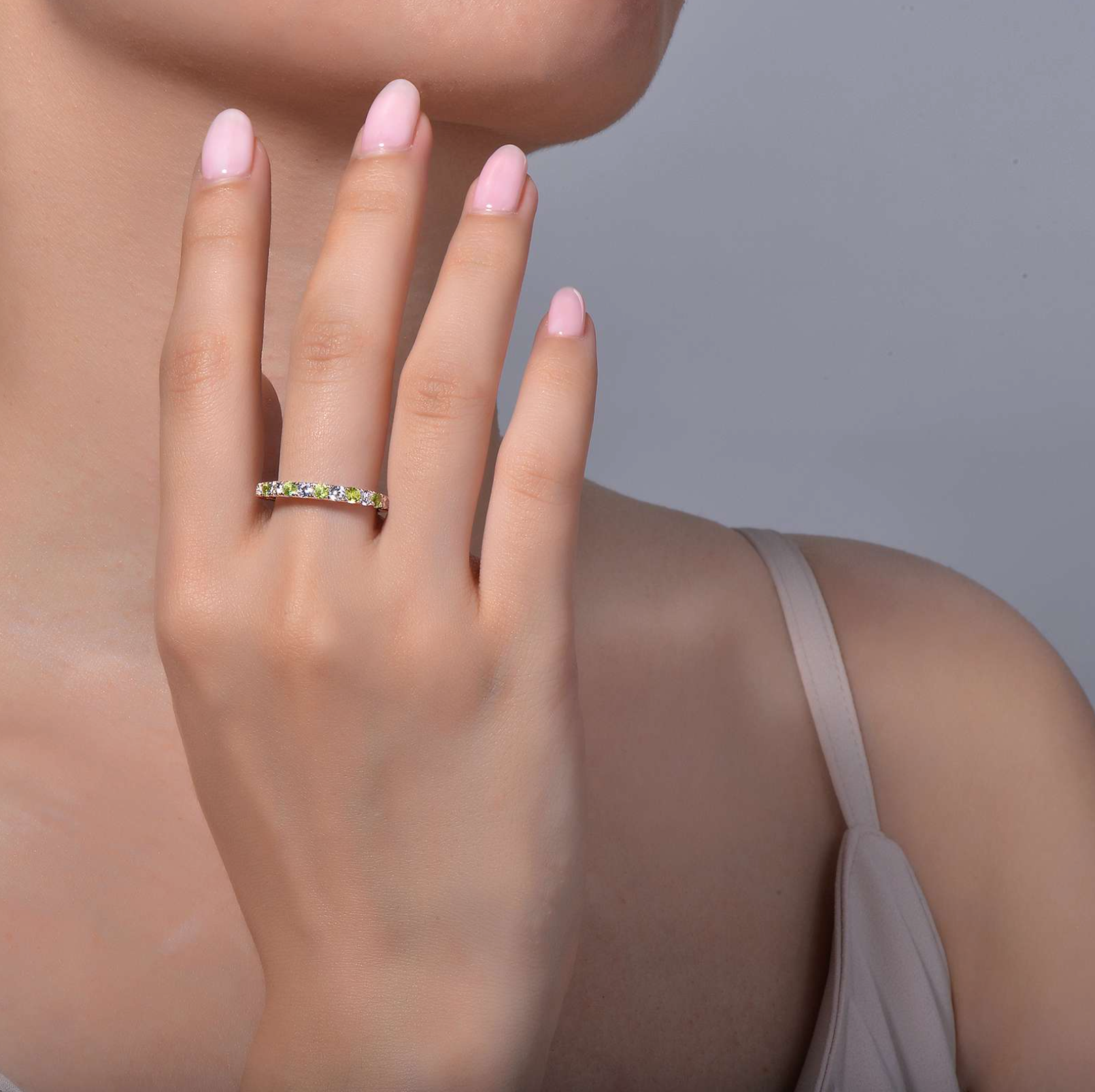 August Birthstone Ring
